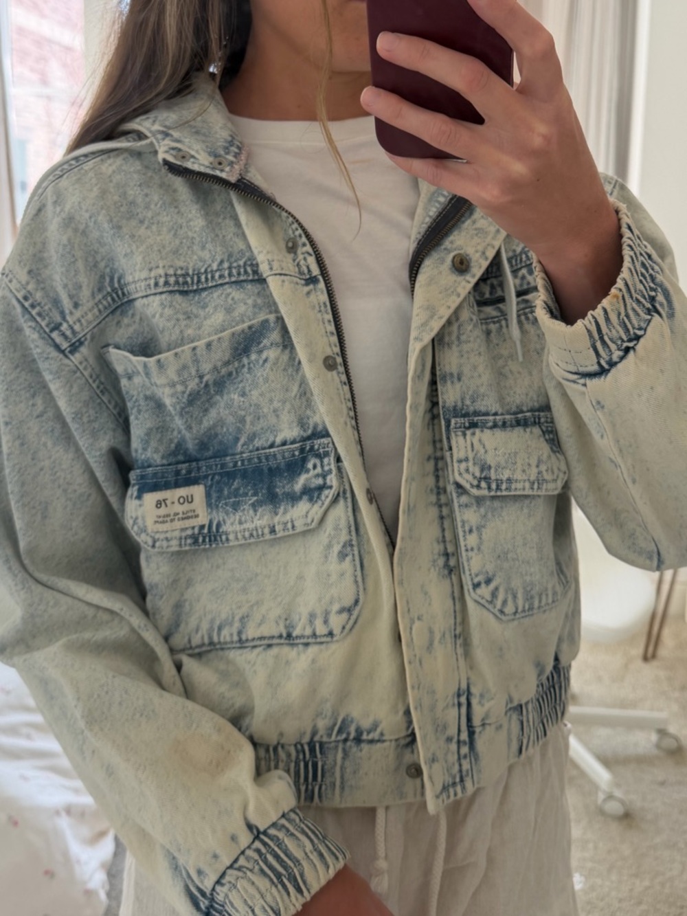 Urban Outfitters Denim Jacket w/ hood